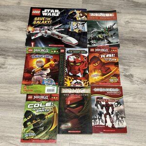 Bionicle Lego Books Lot Of 8 Star Wars Ninjago Legends Scholastic Graphic Novel